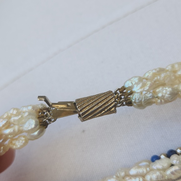 vintate pearl multi strand necklace - Picture 10 of 10